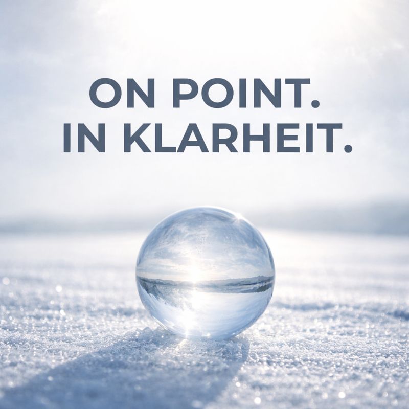 ON POINT. IN KLARHEIT._Sujet