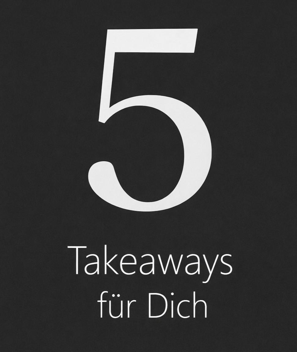 5 Takeaways für Dich für Blog